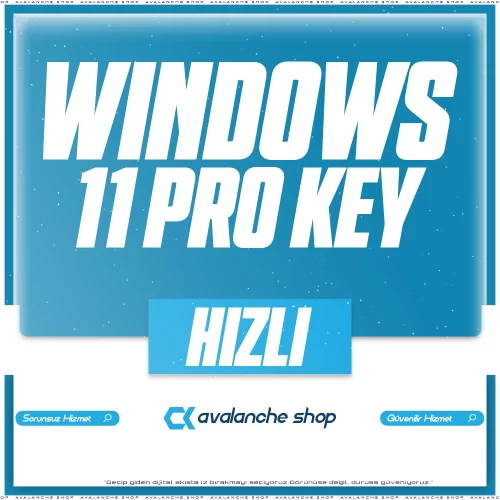 WİNDOWS 11 PRO LİSANS KEY